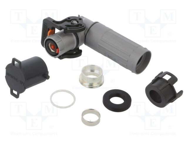 Conector alimentare DC tată unghi cablu AMPHENOL GEC -40&divide;125&deg;C 300A
