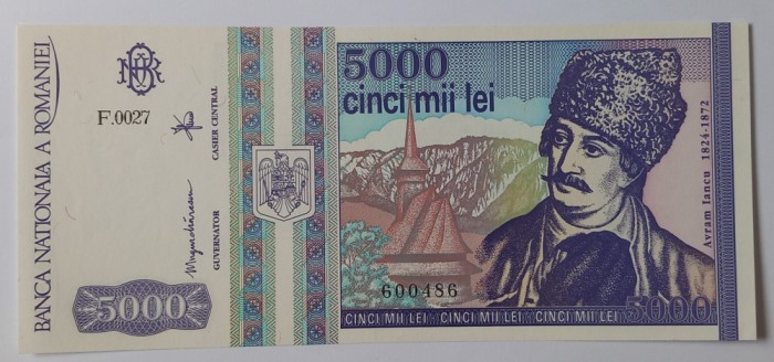 Romania , 5000 lei Mai 1993