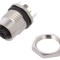 Conector soclu M12 mamă, cod D Ethernet
