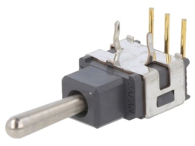 Comutator Basculant SPDT 3 Pini (ON)-OFF-(ON) 0.1A 28VAC foto