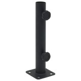 vidaXL Suport de umbrelă pentru st&acirc;lp de &Oslash;32/34/38 mm, negru mat, oțel