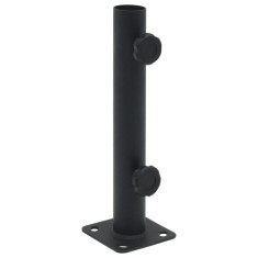 Gossi suport de umbrela pentru stalp de &Oslash;32/34/38 mm, negru mat, otel