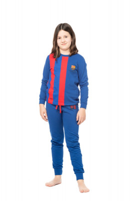 FC Barcelona pijamale de copii Azul - 11-12 let foto
