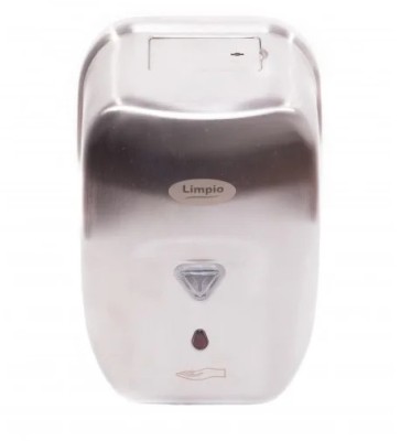 Dozator cu senzor pentru sapun lichid din inox 1200 ml foto