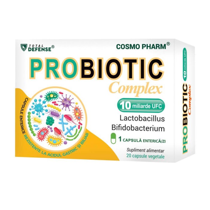 Probiotic Complex 10 miliarde UFC 20 capsule Cosmopharm