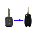 Carcasa Cheie Briceag pentru Transformat, Dacia Spring, Logan, 2017-2023, 2 Butoane, lamela HU136
