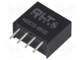 Convertor DC/DC 1W 4,5-5,5V la 12V QLT POWER SIL4