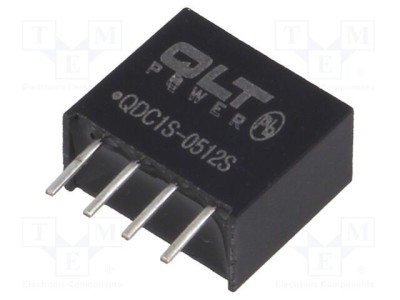 Convertor DC/DC 1W 4,5-5,5V la 12V QLT POWER SIL4 foto