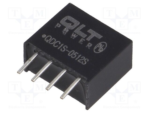 Convertor DC/DC 1W 4,5-5,5V la 12V QLT POWER SIL4