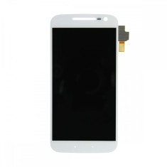 Display + Touchscreen si Rama LENOVO Moto G4 (Alb)