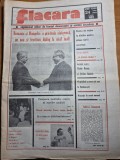 Ziarul flacara 17 iunie 1983 - gheorghe zamfir,anisoara cusmir o mare campioana , fotbal suedia-romania 0-1