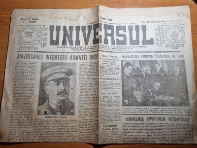 universul 24 februarie 1947-l.patrascanu,tatarescu,s.voitec tratatul de pace foto