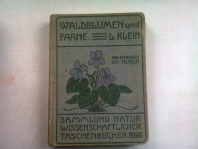 WALDBLUMEN UND FARNE - L. KLEIN (flori de padure si ferigi) foto