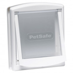 PetSafe Ușă pentru animale de companie 2 căi 715 mică alb 17,8x15,2 cm