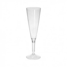 Pahare plastic pentru sampanie , 150ml, SET 10buc