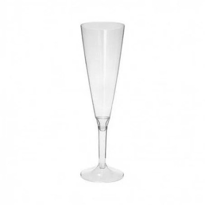 Pahare plastic pentru sampanie , 150ml, SET 10buc foto