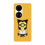 Husa compatibila cu Huawei P40 model Wolverine Minion Edition, Silicon, TPU, Viceversa, Transparent, Carcasa