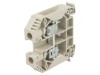 Conector Șine 16mm2 1 Pista 2 Borne Bej 11,9mm