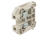 Conector Șine 16mm2 1 Pista 2 Borne Bej 11,9mm