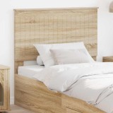 vidaXL Tăblie cap cu headboard Stejar Sonoma 100 cm Lemn compozit 887794