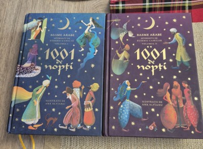 1001 de nopti basme arabe istorisite de Eusebiu Camilar 2 volume foto