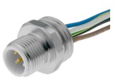 Soclu M12 PIN 5 tată cu cablu 0,5m DeviceNet/CANopen