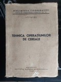Tehnica operatiunilor de cereale- I. I. Tatos