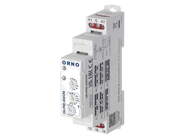 Timer Programabil SPDT 12-240V pentru Șină DIN