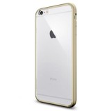 Cumpara ieftin Husa Silicon iPhone 6 iPhone 6s Clear Gold