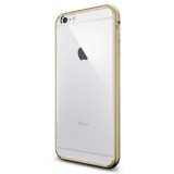 Husa Silicon Apple iPhone 6 iPhone 6s Clear Gold