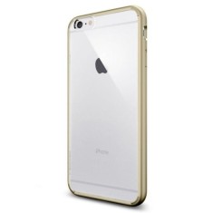 Husa Silicon iPhone 6 iPhone 6s Clear Gold