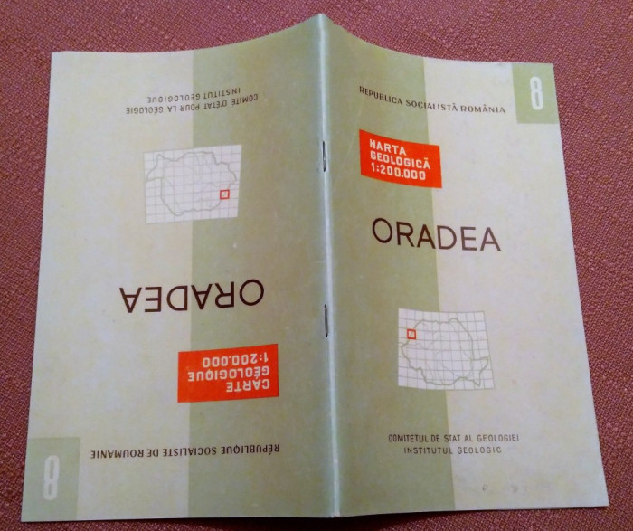 Oradea. Nota explicativa Institutul Geologic, 1966 - Nu contine harta geologica