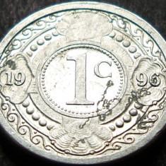 Moneda exotica 1 CENT - ANTILELE OLANDEZE (Caraibe), anul 1996 * cod 980