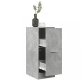 vidaXL Dulap de farmacie, gri beton, 30x41x77,5 cm, lemn prelucrat