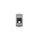 Priză internet Gewiss Chorus RJ45 Cat.5e, &icirc;ncastrată, 1 modul, gri titan