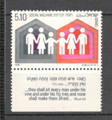 Israel.1978 Servicii sociale-cu tabs MI.233 foto
