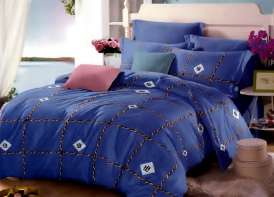 Lenjerie de pat pentru o persoana cu husa elastic pat si fata perna dreptunghiulara, Pirat, bumbac mercerizat, multicolor foto