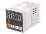 Regulator temperatură pe panou, LED, intrare Pt100/termocuplu