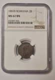 2 BANI 1882 MS62BN .