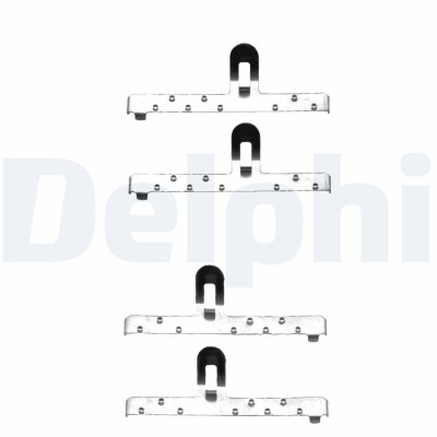 DELPHI LX0071 Set accesorii, placute frana foto