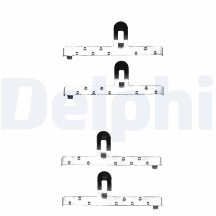 DELPHI LX0071 Set accesorii, placute frana
