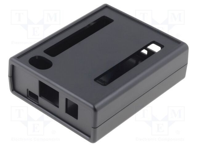 Carcasă HAMMOND ABS neagră pentru calculator BeagleBone Black 77mm