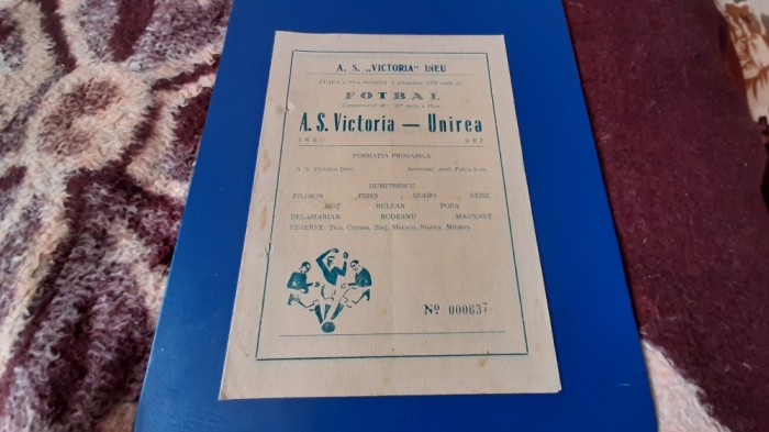 program Victoria Ineu - Unirea Dej
