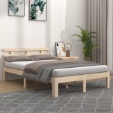 Cumpara ieftin Cadru de pat fără saltea, 140x200 cm, lemn masiv