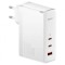 INCARCATOR retea Baseus GaN5 Pro, Quick Charge 140W, 1 x USB, 2 x USB Type-C, include cablu USB Type-C la USB Type-C 100W 1m, alb &quot;CCGP100202&quot; (timbru