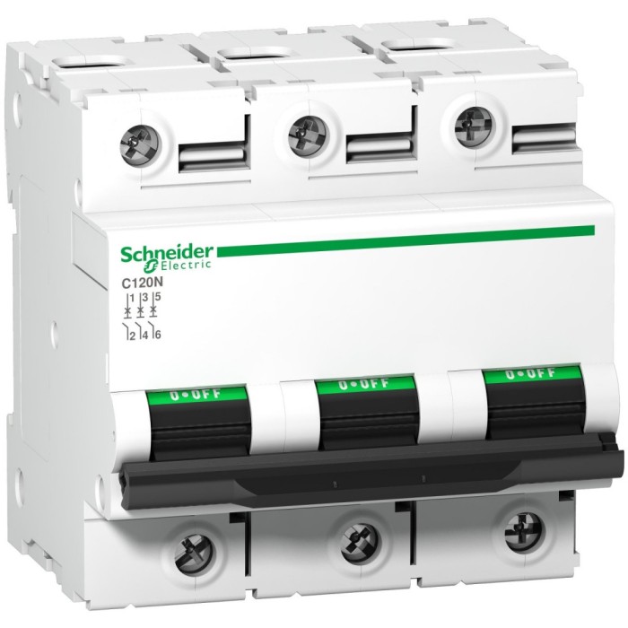 Siguranta automata 100A 3P C 10ka Acti9 C120N Schneider A9N18367
