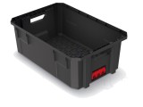 Container KISTENBERG pentru transport polimer neagră 544x362x200mm 50kg