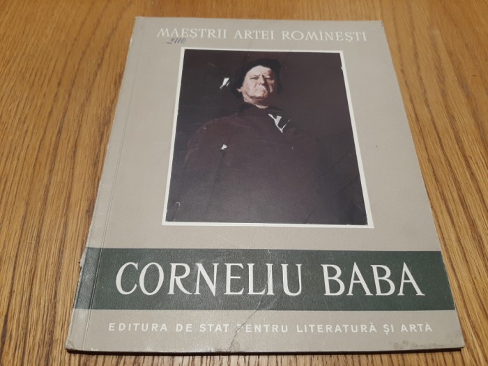 CORNELIU BABA - Album - K. H. Zambaccian ( text:) - Editura de Stat pentru Literatura si Arta, 1958, tiraj: 5150 ex.