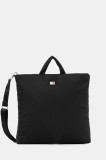Tommy Jeans geantă culoarea negru, AW0AW17885