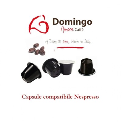 Domingo Caffe Capsule compatibile Nespresso, Espresso Bar (100 capsule) foto